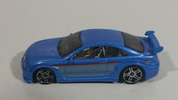 2008 Hot Wheels Web Trading Cars AMG Mercedes CLK DTM Metalflake Light Blue Die Cast Toy Car Vehicle