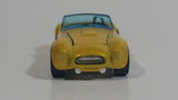 2012 Hot Wheels Shelby Classic Cobra Convertible Metalflake Light Gold Die Cast Toy Car Vehicle w/ Opening Hood