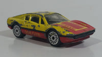 Vintage 1986 Matchbox No. 70 Ferrari 308 GTB Yellow and Red Die Cast Toy Race Car Vehicle