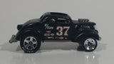 2008 Hot Wheels Pass'n Gasser Flat Black Die Cast Toy Race Car Vehicle