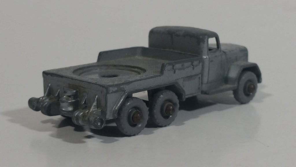 Vintage 1961 Lesney No. 30 Magirus Deutz Crane Truck Grey Die Cast Toy ...