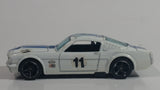 2008 Hot Wheels '65 Mustang Fastback White #11 Die Cast Toy Muscle Car Vehicle