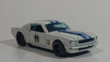 2008 Hot Wheels '65 Mustang Fastback White #11 Die Cast Toy Muscle Car Vehicle