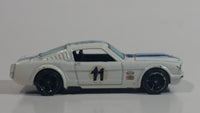 2008 Hot Wheels '65 Mustang Fastback White #11 Die Cast Toy Muscle Car Vehicle