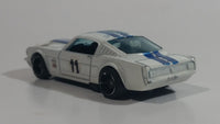 2008 Hot Wheels '65 Mustang Fastback White #11 Die Cast Toy Muscle Car Vehicle