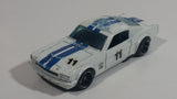 2008 Hot Wheels '65 Mustang Fastback White #11 Die Cast Toy Muscle Car Vehicle