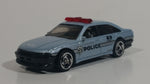 2000 Hot Wheels Police Cruiser Blue Grey Die Cast Toy Emergency Response Cop Vehicle