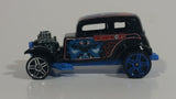 2006 Hot Wheels Highway Horror '32 Ford Vicky Metalflake Black Die Cast Toy Car Hot Rod Vehicle