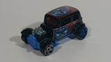 2006 Hot Wheels Highway Horror '32 Ford Vicky Metalflake Black Die Cast Toy Car Hot Rod Vehicle