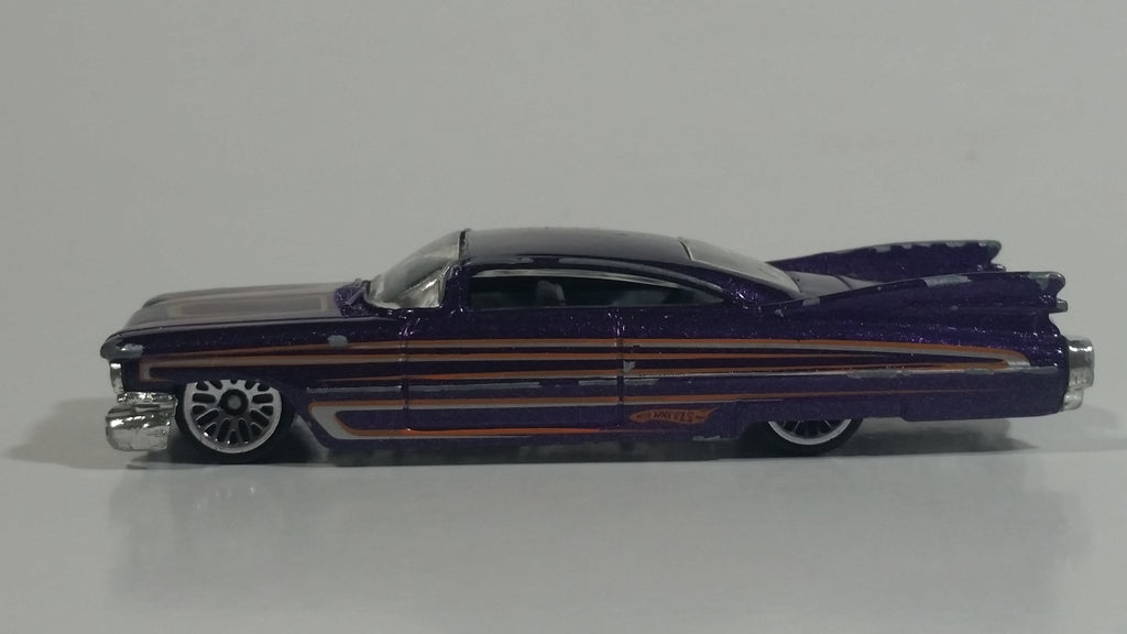 2010 Hot Wheels Hot Auction '59 Custom Cadillac Metalflake Purple Die ...