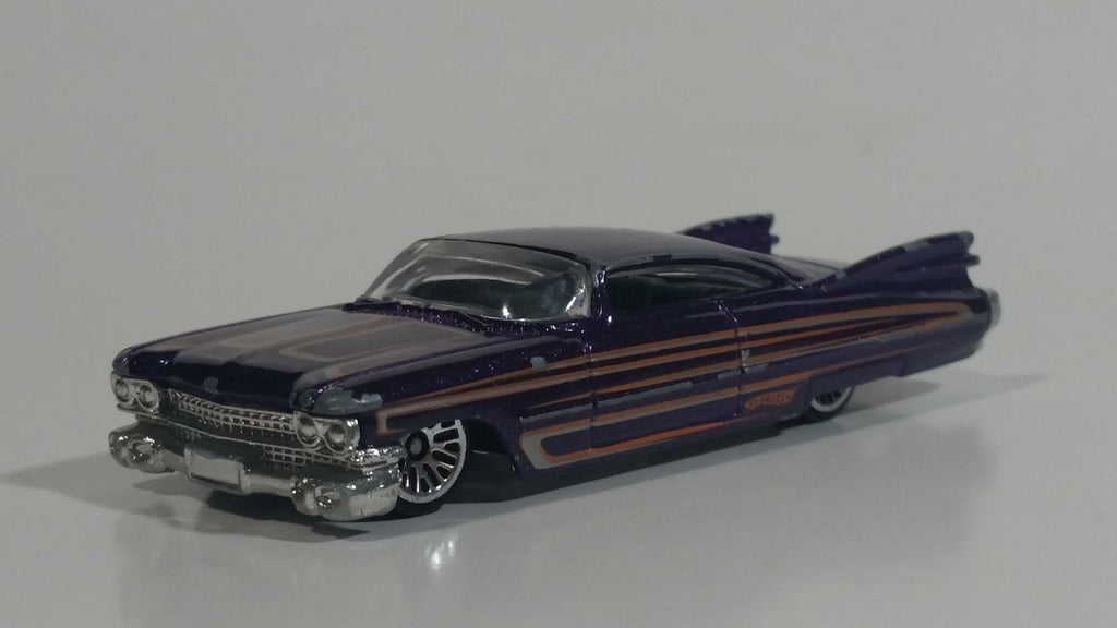 2010 Hot Wheels Hot Auction '59 Custom Cadillac Metalflake Purple Die ...