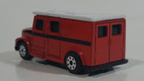 Maisto Fresh Metal City Service Armored Van Truck Dark Burnt Orange with White Roof Die Cast Toy Car Vehicle