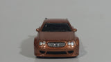 2008 Hot Wheels Web Trading Cars AMG Mercedes CLK DTM Metalflake Light Brown Die Cast Toy Car Vehicle
