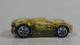 2006 Hot Wheels X-Raycers Ferrari 360 Modena Clear Yellow Die Cast Toy Car Vehicle