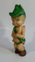 Vintage 1950s Reliable Toys Elven Archer Boy 7 3/4" Rubber Squeeze Toy Figure