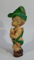 Vintage 1950s Reliable Toys Elven Archer Boy 7 3/4" Rubber Squeeze Toy Figure