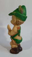 Vintage 1950s Reliable Toys Elven Archer Boy 7 3/4" Rubber Squeeze Toy Figure