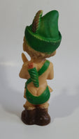 Vintage 1950s Reliable Toys Elven Archer Boy 7 3/4" Rubber Squeeze Toy Figure