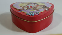 1998 Warner Bros. Looney Tunes Taz and Girl Taz Cartoon Characters I love You "Together Forever" Heart Shaped Tin Metal Container