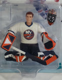 2000 - 2001 Hasbro Starting Lineup NHL Ice Hockey Player Goalie John Vanbiesbrouck NY Islanders and Philadelphia Flyers 1986 Vezina Trophy Winner  Action Figure and Pacific Trading Card New in Package