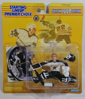 1998 Edition Kenner Hasbro Starting Lineup NHL Ice Hockey Player Goalie Ed Belfour Dallas Stars Action Figure and Upper Deck Trading Card New in Package