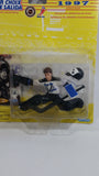 1997 10th Year Edition Kenner Hasbro Starting Lineup NHL Ice Hockey Player Goalie Darren Puppa Tampa Bay Lightning Action Figure and Fleer Trading Card New in Package