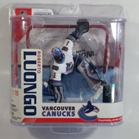 2007 McFarlane Sports Picks NHL Ice Hockey Player Goalie Roberto Luongo Vancouver Canucks  Action Figure and Net New in Package Series 15
