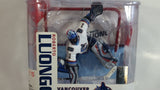 2007 McFarlane Sports Picks NHL Ice Hockey Player Goalie Roberto Luongo Vancouver Canucks  Action Figure and Net New in Package Series 15