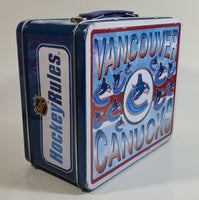 Vancouver Canucks NHL Ice Hockey Sports Team Metal Lunch Box Container