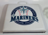 1996 Seattle Mariners Stadium MLB Baseball Team Vinyl Covered White and Blue Seat Cushion