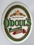 Anheuser-Busch O'Doul's Original & Amber Non-Alcoholic Brews 22" x 27 1/2" Large Oval Shaped Mirror Pub Bar Lounge Beer Advertising Collectible
