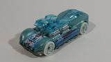 2012 Hot Wheels Thrill Racers Ice What-4-2 Light Metalflake Blue Die Cast Toy Race Car Vehicle