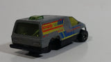 Vintage 1979 Hot Wheels Inside Story Van Gray Die Cast Toy Car Vehicle Rare Yellow Tint Version - Hong Kong - Busted Up