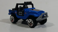 2010 Hot Wheels Toyota Land Cruiser FJ40 Blue Die Cast Toy Car Vehicle