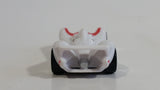 2008 Hot Wheels Track Set Exclusive Mach 6 Speed Racer White Plastic Toy Race Car Vehicle