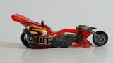 2006 Hot Wheels Wild Things Fright Bike Motorcycle Red Die Cast Toy Car Vehicle