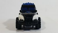 2013 Matchbox Heroic Rescue Road Raider Police Black and White Die Cast Toy Car Off-Road Emergency Vehicle