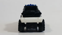 2013 Matchbox Heroic Rescue Road Raider Police Black and White Die Cast Toy Car Off-Road Emergency Vehicle
