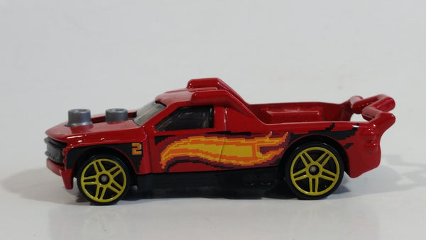 2013 Hot Wheels Stunts Fig Rig Truck Red Die Cast Toy Car Vehicle ...