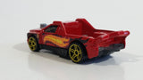 2013 Hot Wheels Stunts Fig Rig Truck Red Die Cast Toy Car Vehicle