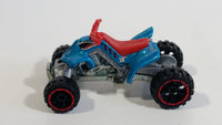2013 Hot Wheels HW Stung Sand Stinger Metalflake Turquoise Die Cast ATV Toy Vehicle