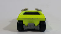 1994 Hot Wheels Ultra Hots Twin Mill II Bright Yellow Die Cast Toy Car Vehicle - Grey Base