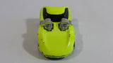 1994 Hot Wheels Ultra Hots Twin Mill II Bright Yellow Die Cast Toy Car Vehicle - Grey Base