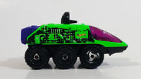 1998 Hot Wheels Techno Bits Radar Ranger Bright Green Die Cast Toy Car Vehicle