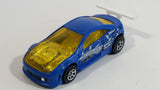 2003 Hot Wheels Racing Custom Mercury Cougar Flat Blue Die Cast Toy Car Vehicle
