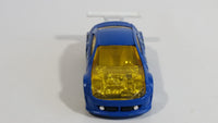 2003 Hot Wheels Racing Custom Mercury Cougar Flat Blue Die Cast Toy Car Vehicle