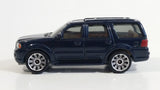 2008 Matchbox Lincoln Navigator Dark Blue Die Cast Toy Car Vehicle
