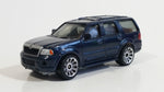 2008 Matchbox Lincoln Navigator Dark Blue Die Cast Toy Car Vehicle
