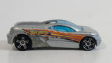 2004 Hot Wheels Starter Track Backdraft Silver Die Cast Toy Car Vehicle