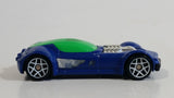 2009 Hot Wheels Ballistik Blue and Green Die Cast Toy Car Vehicle McDonald's Happy Meal